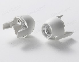 E14 Plastic Cap with Metal Thread Entry