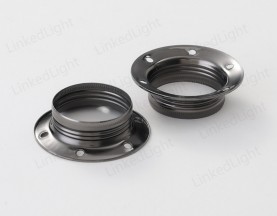 Shade Ring for E14 Light Socket  Pearl Black