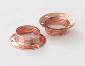 E14 Shade Ring for Metal Lampholder Rose Gold