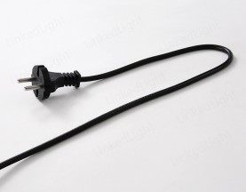 European 2 Pin Round Plug with Wire