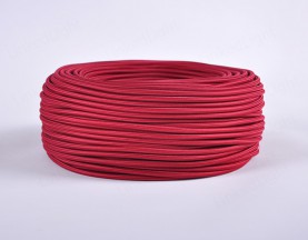 Fabric Textile 2/3 Core Round Cable Wine Red