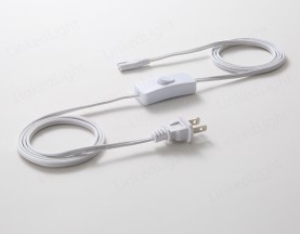 American Plug Cord Set with Switch and Connector