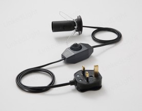 British Plug Dimmer Cord Set with Lampholder