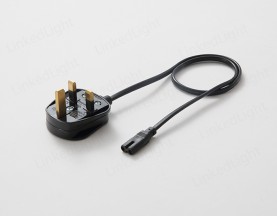 UK Plug Cord Set with Connector