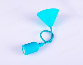 E27 Silicone Pendant Lamp  Teal