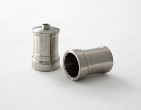 Metal Covers for Lamp Socket  Chrome
