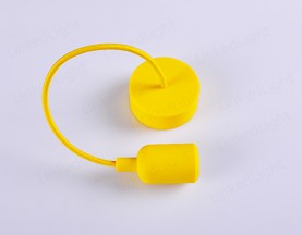 E27 Silicone Lamp Pendant  Yellow