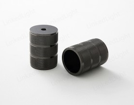 Metal Covers for Lamp Socket  Pearl Black