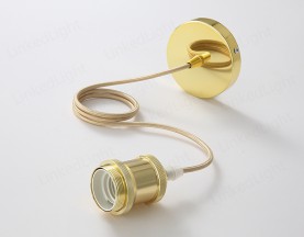 E27 Metal Lamp Pendant  Imitative Gold