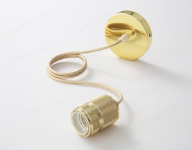 E27 Metal Lamp Pendant  Imitative Gold