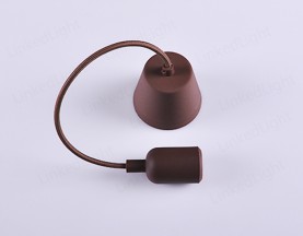 E27 Silicone Pendant Lamp  Brown