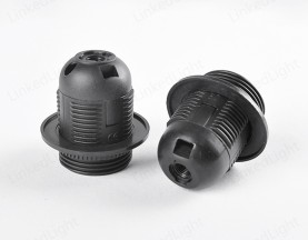 E27 Plastic Full Threaded Lamp Bulb Holder